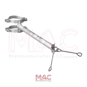 Brazo extensión para retención - Herraje brazo farol tipo A