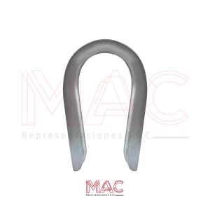 Guardacabos abierto 5/8 pulg