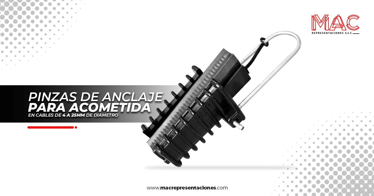 ¿Qué es una pinza de anclaje para acometida?