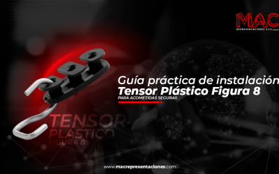 Guía Práctica de Instalación: Tensor Plástico Figura 8 para Acometidas Seguras